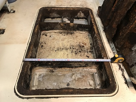 グリストラップ槽の測定方法