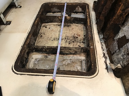 グリストラップ槽の測定方法