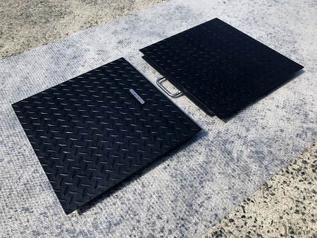 グリストラップ 蓋:合わせ板を付けたグリストラップ蓋を東京都町田市のラーメン屋さんへ